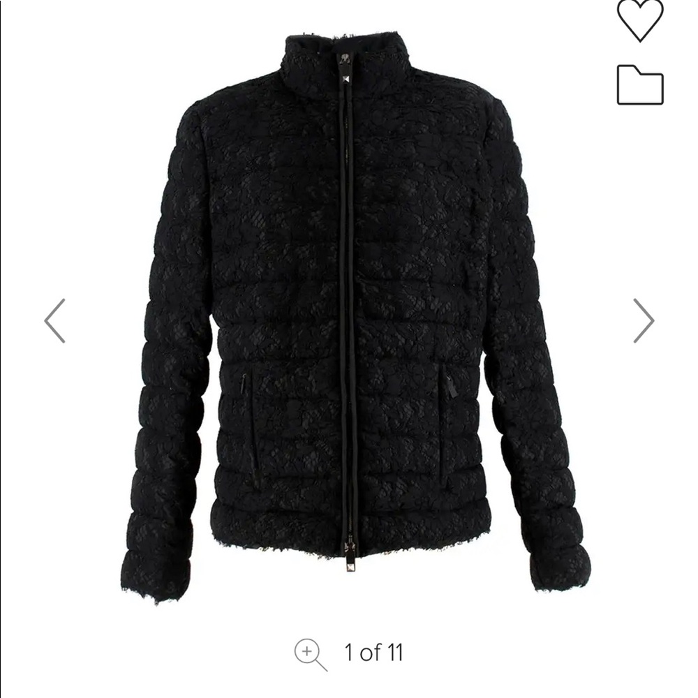 Valentino Black lace jacket New XSmall